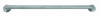 Bradley 8122-001360  Heavy Duty Stainless Steel Safety-Grip Grab Bar with Concealed Mounting, 1-1/2" OD x 36" Length