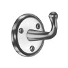 Bradley 9118-810000  Single Robe Hook, Exposed Mounting, Chrome Plated