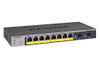 Netgear GS110TP300NAS Netgear ProSafe GS110TP Ethernet Switch - 8 Ports - Manageable - 3 Layer Supported - Modular - Twisted Pair  Optical Fiber - Desktop  Wall Mountable