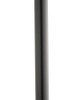 KICHLER 49914BK Lighting  Bronze Outdoor Mounting Post, Painted Black