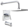 MISENO MTS650625RCP  Elysa Tub and Shower Trim Package with Single Function Shower Head