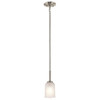 KICHLER 43674NI  One Light Mini Pendant