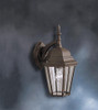 KICHLER 9655TZ Lighting Madison - One Light Outdoor Wall Bracket, Tannery Bronze Finish with Clear Beveled Glass