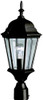 KICHLER 9956BK , Madison, Outdoor Post, 150 Watts, Black