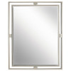 KICHLER 41071NI Lighting Hendrik Rectangular Mirror, Brushed Nickel