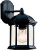 KICHLER 49183BK , Barrie Outdoor Wall Lantern, 100 Watts, Black