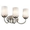 KICHLER 45570NI  3-Light Wall Mount Bath, 3 Arm