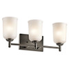 KICHLER 45574OZ  3-Light Wall Mount Bath, 3 Arm