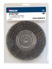 WEILER 804-01075P 6 NARROW CRIMPED WIRE WHEEL .014 5/8-1/2A.
