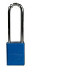AMERICAN LOCK 045-A1107BLU ALUMINUM PADLOCK - BLUE3 SHACKLE