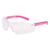 CREWS 135-BK220 BEARKAT SM-CLEAR LENS PINK NON-SLIP TEMPLE SLV