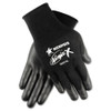 MEMPHIS GLOVE 127-N9674L NINJA X 15 GAUGE BLK NYLON/SPANDEX SHELL BLK BI-