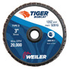 WEILER 804-50916 3 BOBCAT ABRASIVE FLAPDISC-120Z-FLAT PLST BACK