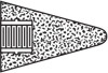 NORTON 547-61463615722 2/1/2X3X5/8-11 GEMINI 57A24-R TYPE 17R CO