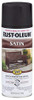 RUST-OLEUM 647-7777830 12OZ. SATIN BLACK SPRAY