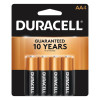 DURACELL 243-MN1500B4Z AA SIZE 4 PACK ALKALINEBATTERY COPPER TOP