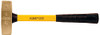 AMPCO SAFETY TOOLS 065-H-17FG 3.5 DOUBLE FACE ENG. HAMMER W/FBG. HANDLE