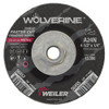 WEILER 804-56455 4-1/2X 1/4 T27 GRINDING WHEEL A24N 5/8-11