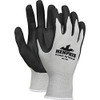 MEMPHIS GLOVE 127-9673M GRAY SHELL  BLACK FOAM NITRILE  13 GAUGE