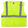 ERGODYNE 150-21023 ECONOMY VEST CLASS II MESH H&L LIME SIZE S/M