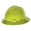 MSA 454-10061515 HAT V-GD STD HI-VIZ YELGRN W/RATCHET