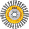 DeWalt B1035570 HP Stringer Wire Wheel 4 X 5/8-11 .020 Carbon Wire 6/PK Carbon Steel
