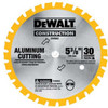DeWalt B1035684 Carbide Saw Blade (Aluminum/Nonferrous Metals), , 10mm Arbor, 5-3/8 Diameter, 30 TPI