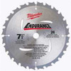 Milwaukee® 48-41-0720 7-1/4 24 Carbide Teeth Circular Saw Blade