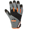 Ergodyne B2139440 Proflex PF710 Leather Palm Mechanics Gloves with PVC Padding, Medium, Black