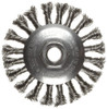 WEILER 804-13466 4-1/2 KNOT WIRE BEVEL BRUSH-.014SS-5/8-11 A.H.