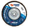 WEILER 804-50844 7 TIGER DISC BIG CAT ABR FLAP DISC PHENOLIC BK