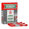 DIXON TICONDEROGA 464-52000 LUMBER CRAYON RED520