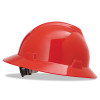 MSA 454-475371 RED V-GARD HARD HAT