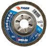 WEILER 804-50504 4 TIGER DISC FLAP DISC60-GRIT 5/8