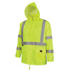 PIONEER 852-V1080360U-L 5619U HI-VIZ RAINSUIT GREEN