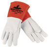 MEMPHIS GLOVE 127-4840L LARGE RED RAM GRAIN GOATSKIN MIG/TIG GLOVE
