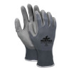 MEMPHIS GLOVE 127-9696M ULTRA TECH GRAY PU PALMNYLON 13 GAUGE