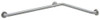 Bobrick 5897 .99 Stainless Steel Two-Wall Toilet Compartment Grab Bar with Snap Flange, Peened Gripping Surface Satin Finish, 1-1/4" Diameter x 42" Width x 54" Depth
