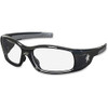CREWS 135-SR110 SWAGGER POLISHED BLACK FRAME CLEAR