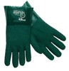 MEMPHIS GLOVE 127-6412 GREEN 12 GAUNTLET JERSEY LINED SANDY