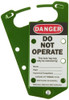 BRADY 262-65963 LABELED LOCKOUT HASPS GREEN