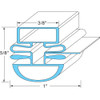 DOOR GASKET for Turbo Air - Part# M272300100