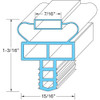 DOOR GASKET for Randell - Part# IN GSK1050