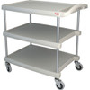 CART,UTILITY, 3 SHELF,GRAY