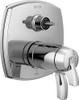 Delta DT27T876LHP Stryke 17 Thermostatic Integrated Diverter Trim with Three Function Diverter Less Diverter Handle Chrome T27T876LHP