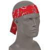 Ergodyne B305668 & #174 Chill-Its & #174 6700 Evaporative Cooling Bandana - Tie, Red Western, One Size