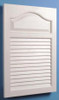 Jensen R615Jensen Basic Louver Grained Wood Look Polystyrene Recessed Medicine Cabinet, White
