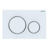 Duravit 115.882.JT.1 Sigma20 Act Pl Dual Pl Matte White/Bright Chrome 115882JT1