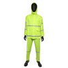 PIP 813-4031/M FLUOR GR-35ML PVC POLY3PCS RAINSUIT CLASS 1