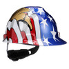 MSA 454-10052947 STANDARD V GUARD CAP WITH AMERICAN FLAG/EAGLE